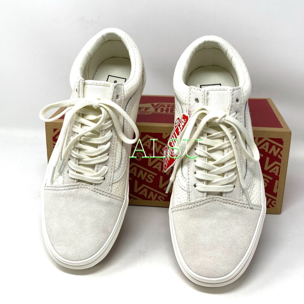 VANS Old Skool Woven Check Marshmallow Women’s - Picture 7 of 10